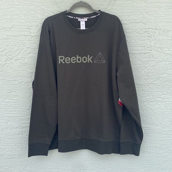 Reebok Men's Free Weight Crewneck Sweater Sz 2XL NWT - Picture 2 of 9